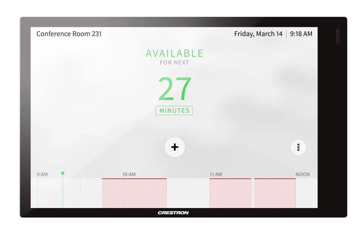 Crestron TSW-770-GV-B-S 7 in. Wall Mount Touch Screen - Government Version (Black, Smooth) Room Control Crestron
