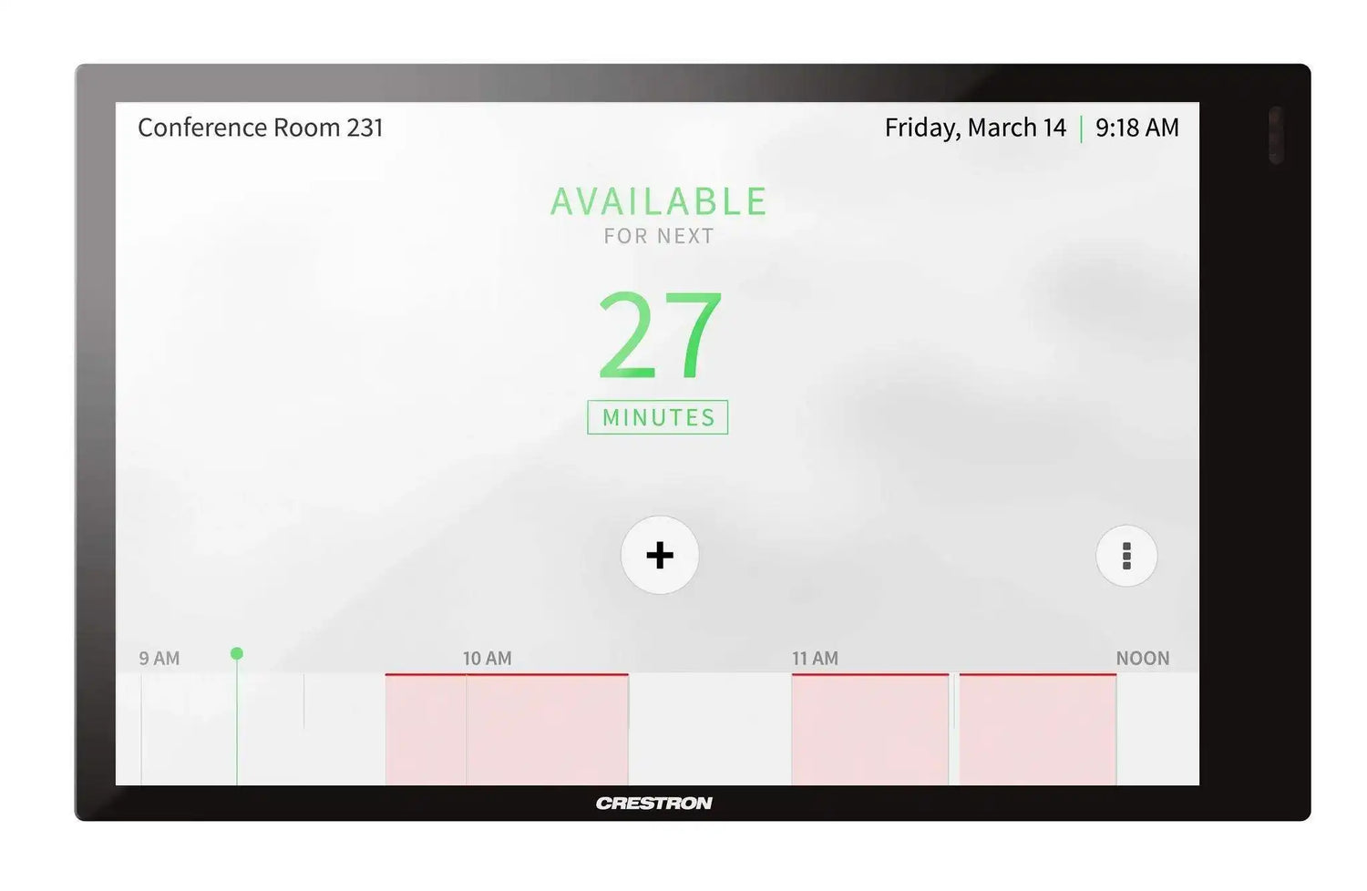 Crestron TSW-770-GV-B-S 7 in. Wall Mount Touch Screen - Government Version (Black, Smooth) Room Control Crestron
