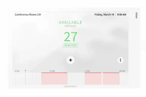 Crestron TSW-770-W-S 7 in. Wall Mount Touch Screen (White Smooth) Room Control Crestron
