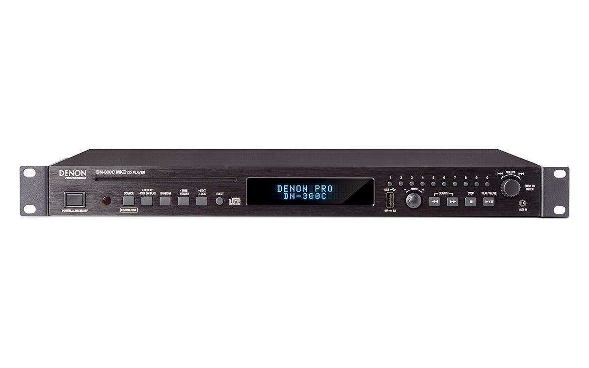 Denon DN-300CMKII CD/Media Player with Tempo Control - DN300RMKIIXUS Audio Players & Recorders Denon