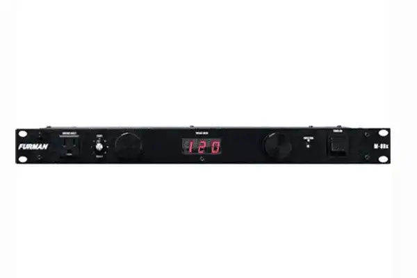 Furman M-8DX 15A Power Conditioner with 9 Outlets, Digital Meter and Pull-Out Lights Power Outlets & Sockets Furman