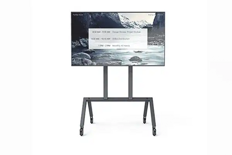 Heckler AV Cart for Google Meet Series One Room Kits - H720BG Collaboration Furniture Heckler Design