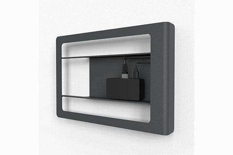 Heckler Front Mount for 10.2" iPad with Redpark Gigabit Ethernet + PoE Adapter (Black Gray) - H635BG Collaboration Furniture Heckler Design