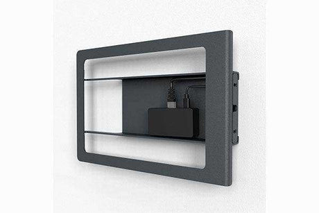 Heckler Side Mount for 10.2" iPad with Redpark Gigabit Ethernet + PoE Adapter (Black Gray) - H633BG Collaboration Furniture Heckler Design