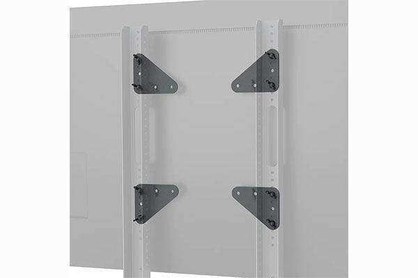 Heckler VESA Adapter Kit for Heckler AV Cart & Heckler TV Stand (Black Gray) - H497BG Collaboration Furniture Heckler Design