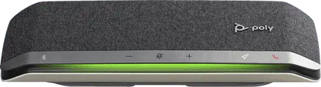 HP POLY Sync 40 Speakerphone - Silver - USB - Microphone - 772C4AA Conference Phones Poly