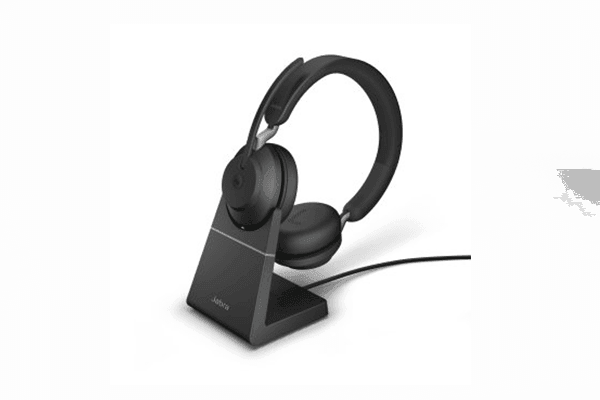 Jabra Evolve2 65 USB-A Stereo MS Teams Headset w/stand Black