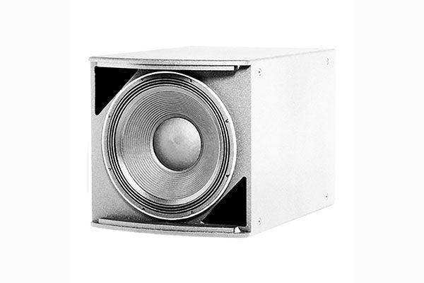 JBL ASB6118-WH 1200-Watt Suspension-Ready P.A. Subwoofer (White) Speakers JBL Professional