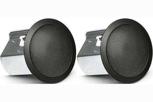 JBL CONTROL 18C/T-BK 2-Way 8" Coaxial Ceiling Loudspeaker (Pair, Black) Speakers JBL Professional
