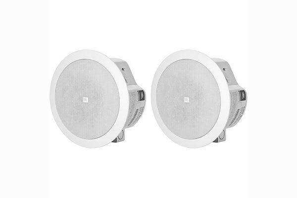 JBL Control 24C Micro 4.5" 2-Way 30W Low-Profile Ceiling Speaker (Pair, White) Speakers JBL Professional