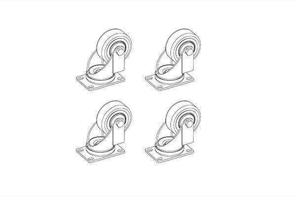 JBL P3291MX Accessory Caster Kit Speakers JBL Professional