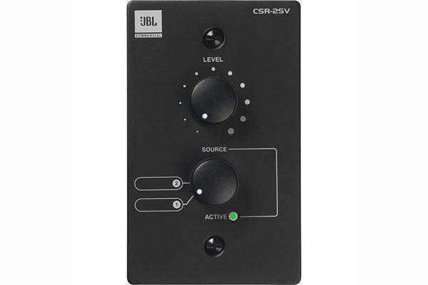 JBL JBLCSR2SVBLKV Wall-Mounted Remote Control for CSM Mixers (Black) Speakers JBL Professional