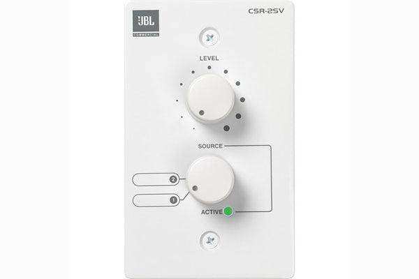 JBL JBLCSR2SVWHTV Wall-Mounted Remote Control for CSM Mixers (White) Speakers JBL Professional