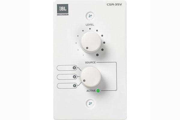 JBL JBLCSR3SVWHTV Wall-Mounted Remote Control for CSM Mixers (White) Speakers JBL Professional