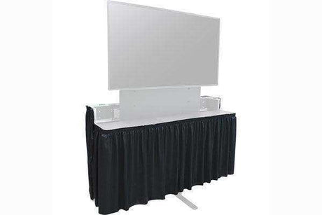 Jelco EL-201 Drape Kit for EL-98(2 pc) - includes black shirting and fasteners AV Carts Jelco