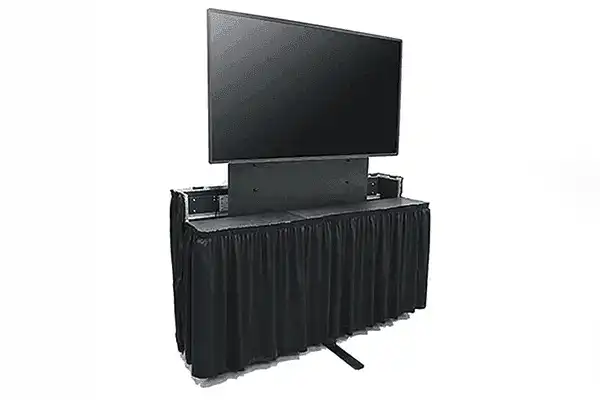 Jelco EL-29 CUSTOM Drape Kit for EL-70 customized with logo on front drape AV Carts Jelco