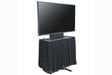 Jelco EL-6 CUSTOM Drape Kit for ELU-70R customized with logo - includes skirting and fasteners AV Carts Jelco