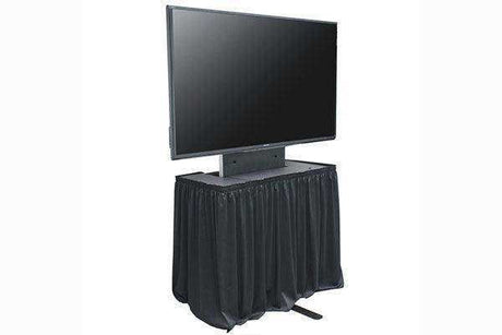 Jelco EL-6 CUSTOM Drape Kit for ELU-70R customized with logo - includes skirting and fasteners AV Carts Jelco
