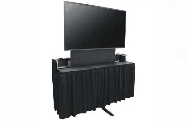 Jelco EL-7 CUSTOM Drape Kit for EL-80 customized with logo on front drape AV Carts Jelco