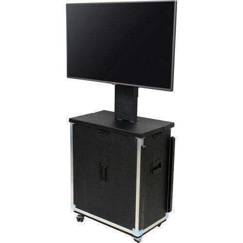 Jelco ELU-46LT RotoLift Lite Flight Case for 46-49" Flat Screen Displays AV Carts Jelco