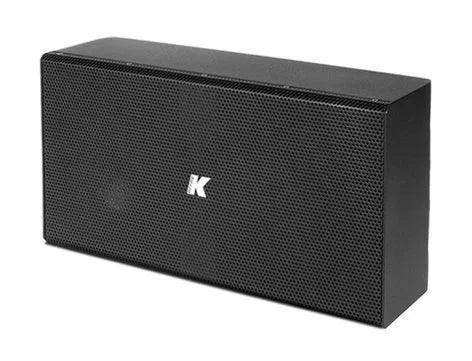 K-Array Rumble KU26 Ultra-slim, 8/32O stainless steel passive subwoofer with 2x6" cones (Black) Speakers K-Array