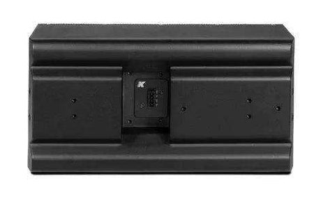 K-Array Rumble KU26 Ultra-slim, 8/32O stainless steel passive subwoofer with 2x6" cones (Black) Speakers K-Array