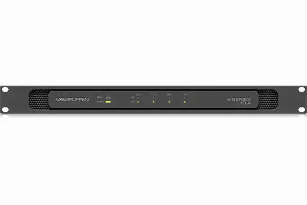 Lab Gruppen E10:4 - 1000 Watt Amplifier with 4 Flexible Output Channels for Installation Applications Audio Amplifiers Lab Gruppen