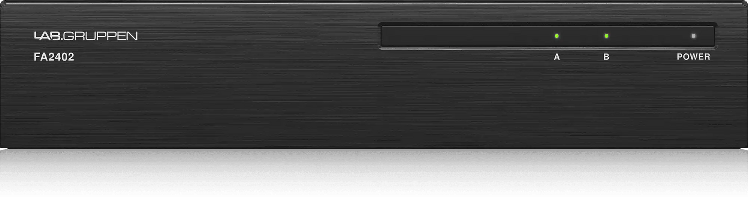 Lab Gruppen FA2402 240W Commercial Amplifier with Direct Drive Technology and Energy Star Certification - 000-DA502-00010 Audio Amplifiers Lab Gruppen