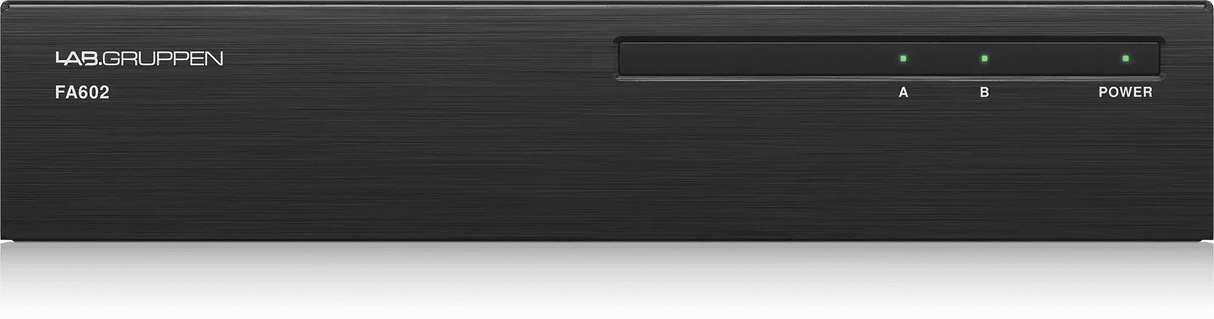 Lab Gruppen FA602 2 x 60W Commercial Amplifier with Direct Drive Technology and Energy Star Certification - 000-DA302-00010 Audio Amplifiers Lab Gruppen