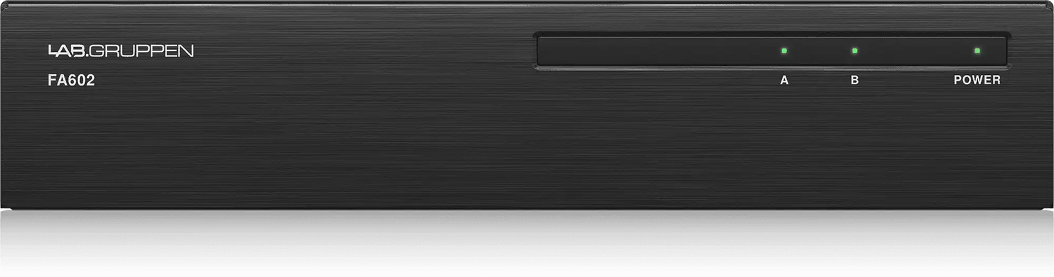 Lab Gruppen FA602 2 x 60W Commercial Amplifier with Direct Drive Technology and Energy Star Certification - 000-DA302-00010 Audio Amplifiers Lab Gruppen