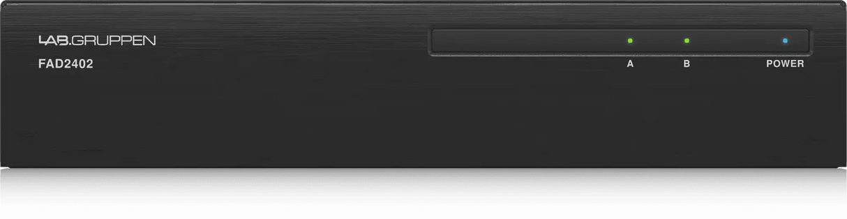 Lab Gruppen FAD2402 2 x 240 Watt Commercial Amplifier with Direct Drive Technology, Dante Networking and Energy Star Certification - 000-DCP02-00010 Audio Amplifiers Lab Gruppen