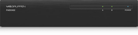 Lab Gruppen FAD2402 2 x 240 Watt Commercial Amplifier with Direct Drive Technology, Dante Networking and Energy Star Certification - 000-DCP02-00010 Audio Amplifiers Lab Gruppen