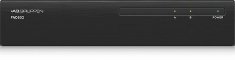 Lab Gruppen FAD602 2 x 60 Watt Commercial Amplifier with Direct Drive Technology, Dante Networking and Energy Star Certification - 000-DA702-00010 Audio Amplifiers Lab Gruppen