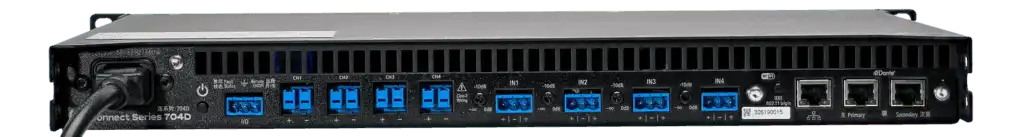 Lea Professional CS704D Connect Series 2800W 4-Channel Networked Amplifier - LEA CS704D Audio Amplifiers LEA Professional