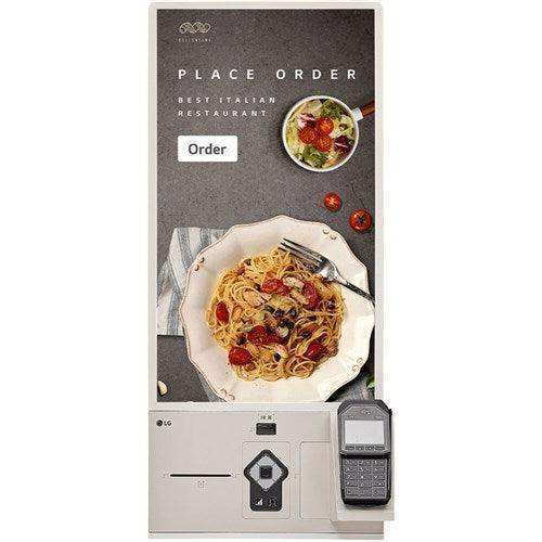 LG 27" Self-Ordering Kiosk Touch, Printer, Card Reader 300Nits - 27KC3PK-C Interactive Displays LG Electronics