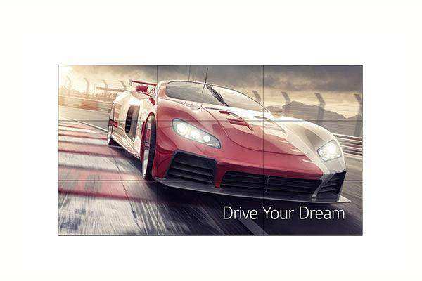 LG 55" 1920x1080 2X2 55VM5J-H w/Peerless mount - 55VM5JH-4P Video Wall LG Electronics