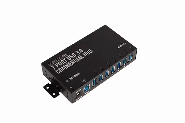 Liberty AV TeamUp+ Series 7 Port Powered USB 3.0 Commercial Hub - DL-7USB-PHUB Networking Liberty AV