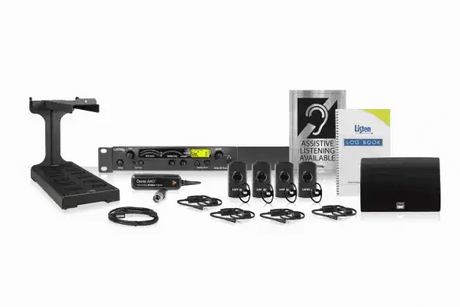 Listen Tech LS-100-01-WH-D ListenIR iDSP Standard System (Dante) Assistive Listening Listen Technologies