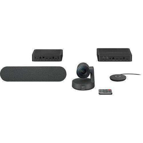 Logitech 960-001217 Rally UHD 4K Conference Camera System with Speaker and Mic Pod Set Video Conferencing Logitech