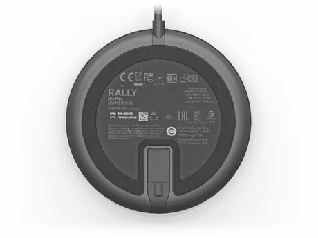 Logitech 989-000430 Rally Mic Pod Boundary Microphone (Graphite) Video Conferencing Logitech