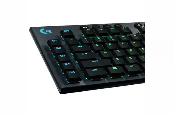 Logitech G915 TKL Tenkeyless Lightspeed Wireless RGB Mechanical Gaming Keyboard Computer Accessories Logitech