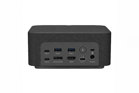 Logitech Logi Dock - Docking Station + Speakerphone - Microsoft Teams Certified (Graphite) Video Conferencing Logitech