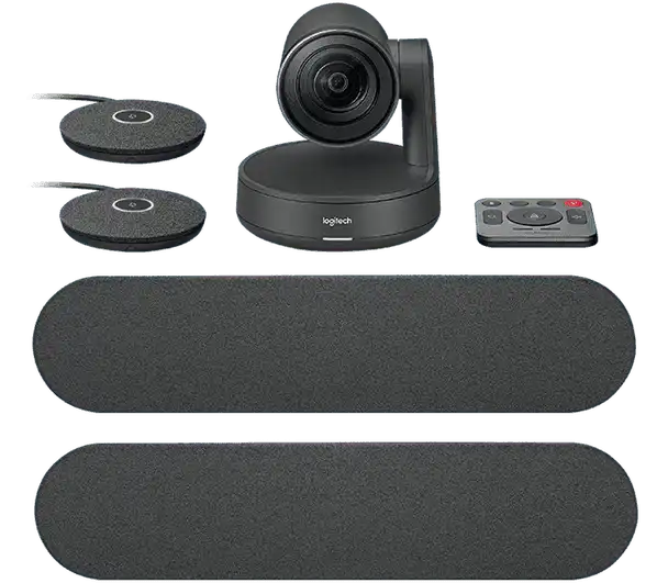 Logitech Rally Plus Cart Complete Solution for Microsoft Teams, Zoom, or BYOD Video Conferencing Logitech
