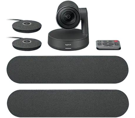 Logitech Rally Plus Cart Complete Solution for Microsoft Teams, Zoom, or BYOD Video Conferencing Logitech