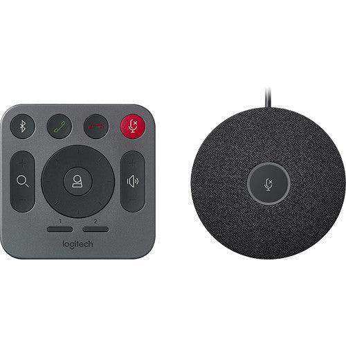 Logitech Rally Plus UHD 4K conference Solution including two speakers and two mic pods for Large Rooms (Graphite Mic Pods)- 960-001225 Video Conferencing Logitech