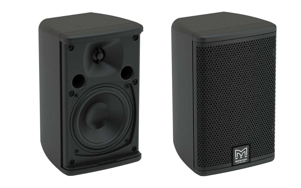Martin Audio Adorn Series 4" Passive Two-way On-wall Loudspeaker (Black, Pair) - A40B Speakers Martin Audio