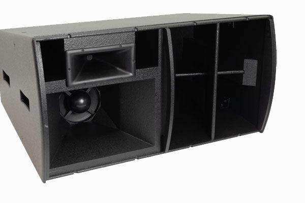 Martin Audio TH Series 15" Horizontal Three-way Bi-amp Trapezoid Hybrid fully Horn Loaded Loudspeaker - THH Speakers Martin Audio