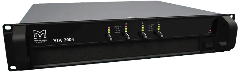 Martin Audio VIA Series Four-Channel Class D Amplifier - VIA2004 Audio Amplifiers Martin Audio