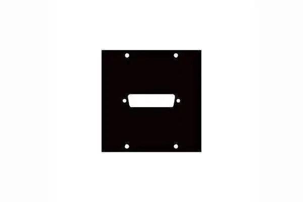 Middle Atlantic 1 DB25 Punchout Panel - 1DB25 Racks Middle Atlantic