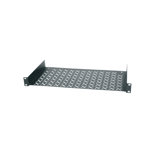 Middle Atlantic 1 RU Mounting Rackshelf - Black Powder Coat - UTR1 Racks Middle Atlantic